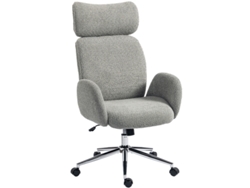 Sillas De Oficina Ergonómica Función De Balanceo Altura Ajustable Gris Oscuro