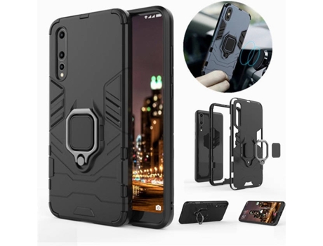 Carcasa Huawei P20 Pro G4M Protección Militar Magnética Negro