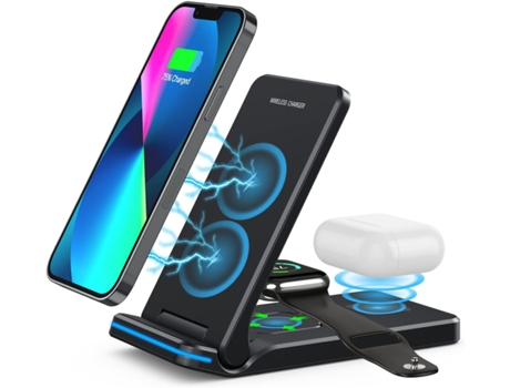 Cargador Auto CHRONUS WXCD-221028-7FM (iPhone Apple Watch Airpods - Negro)
