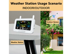 Primera estación meteorológica inalámbrica con sensor externo.
