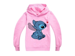2026-sudaderas Con Capucha Para Niños Niñas 7-14 Años Lilo Y Stitch Manga Larga Regalos