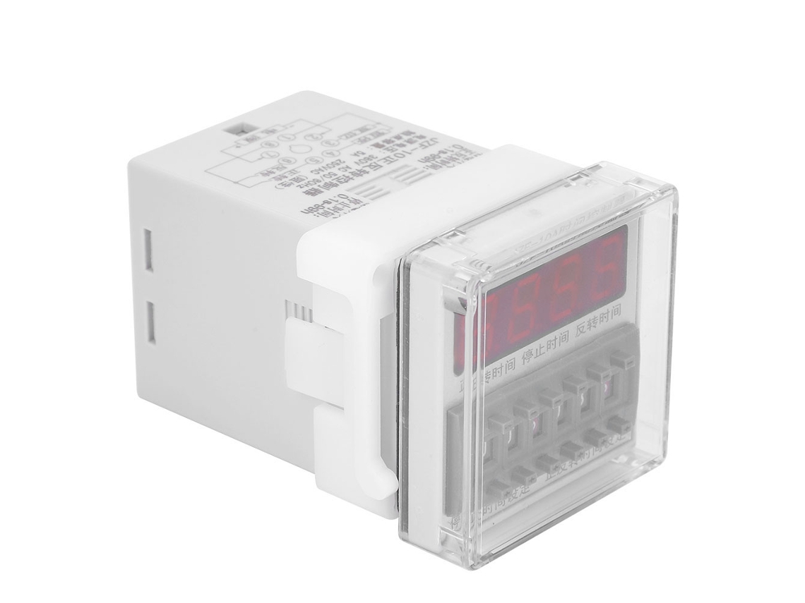 Controlador De Relé De Tiempo Berm® Para Motores Cw/ccw Con Pantalla Lcd 0,1 S-99 H 380 Vca