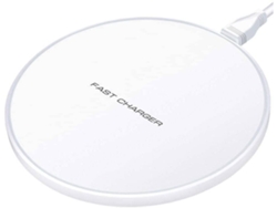 Cargador Inalámbrico Universal Almohadilla Carga Qi Inducción para iPhone 11 Pro/XS/12/XR/11/XS Max YIZHOOD Blanco