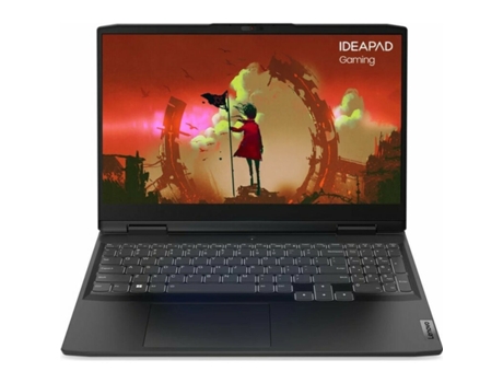 Laptop LENOVO IdeaPad Gaming 3 15ARH7 (Gris - 16 GB RAM - 512 GB SSD - 15,6 - NVIDIA GeForce RTX 3050 - QWERTY - AMD Ryzen 7)