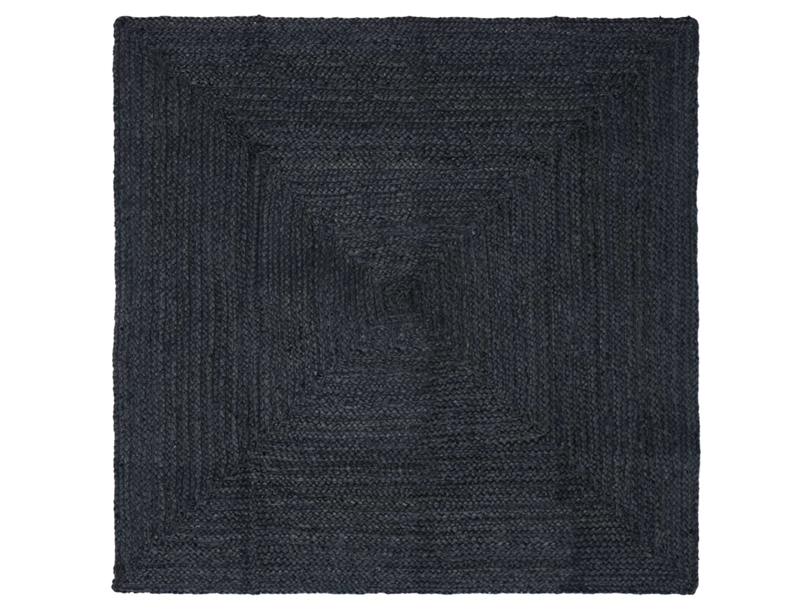 Vidaxl Alfombras De Área Rectangular Gris Oscuro 300 X 300 Cm Yute