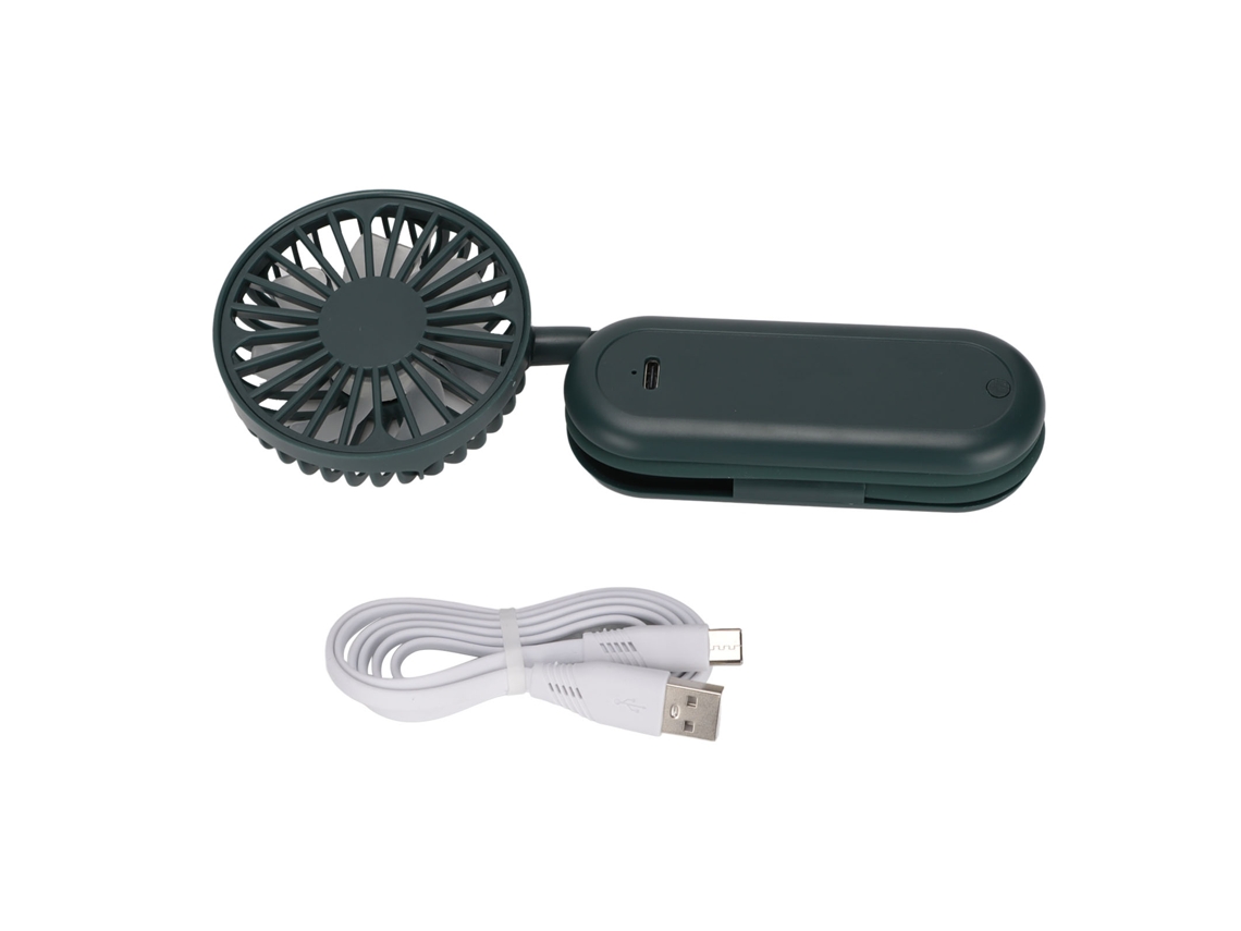 Mini ventilador portátil, flexible y recargable para escritorio, ideal para viajes, uso en interiores y exteriores. BRILVIBERA