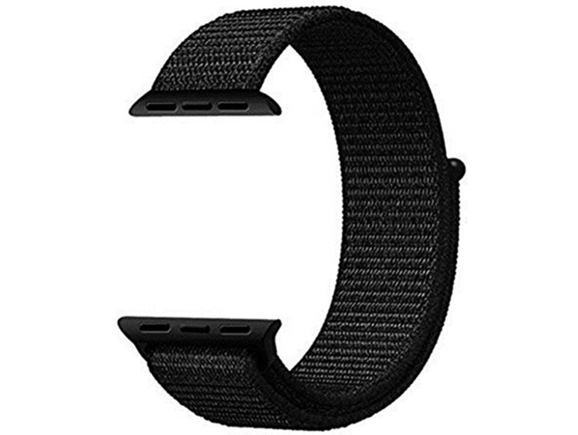 Bracelete Para Apple Watch 42, 44 mm Nylon Preto