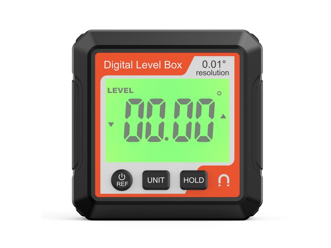Nivel Digital Y Medidor De Ángulo Con Base Magnética, Transportador Lcd, Inclinómetro Y Herramienta De Medición.