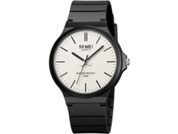 Reloj Con Esfera Circular Grande Resistente Al Agua Camuflado Negro Blanco Yuysan