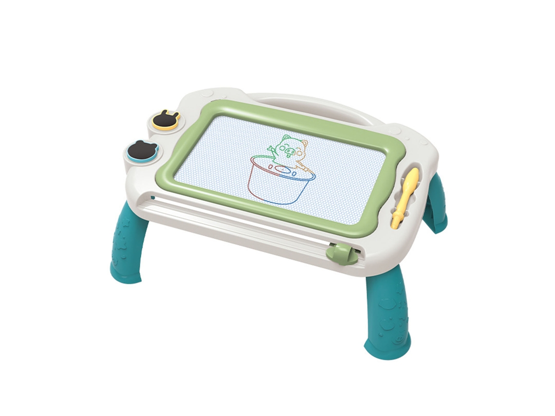 2026-pizarra Magnética Para Niños Y Niñas Lápiz De Hierro Borrador Sin Polvo Doodle Board Gris Verde Claro