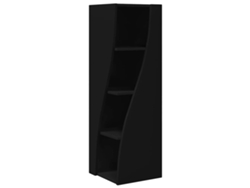 Mueble de esquina negro 32x32x102cm Madera procesada MAISON EXCLUSIVE