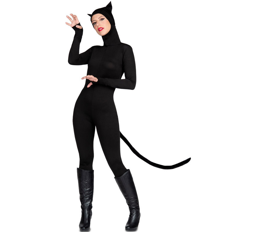 Disfraz de Mujer MOM Gato Negro (M )