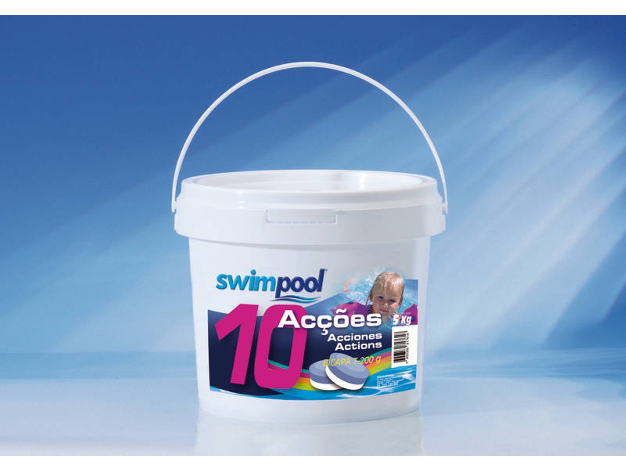Desinfectante SWIMPOOL Cloro 10 Acciones 5kg