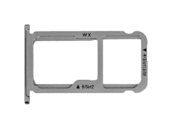 Bandeja Tarjeta Sim / Micro Sd Para Huawei Mate 9 Lite Honor 6x Gris Plata