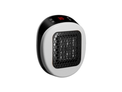 Calefactor eléctrico Eifson de 600 W con enchufe, silencioso y de bajo consumo. (Blanco)