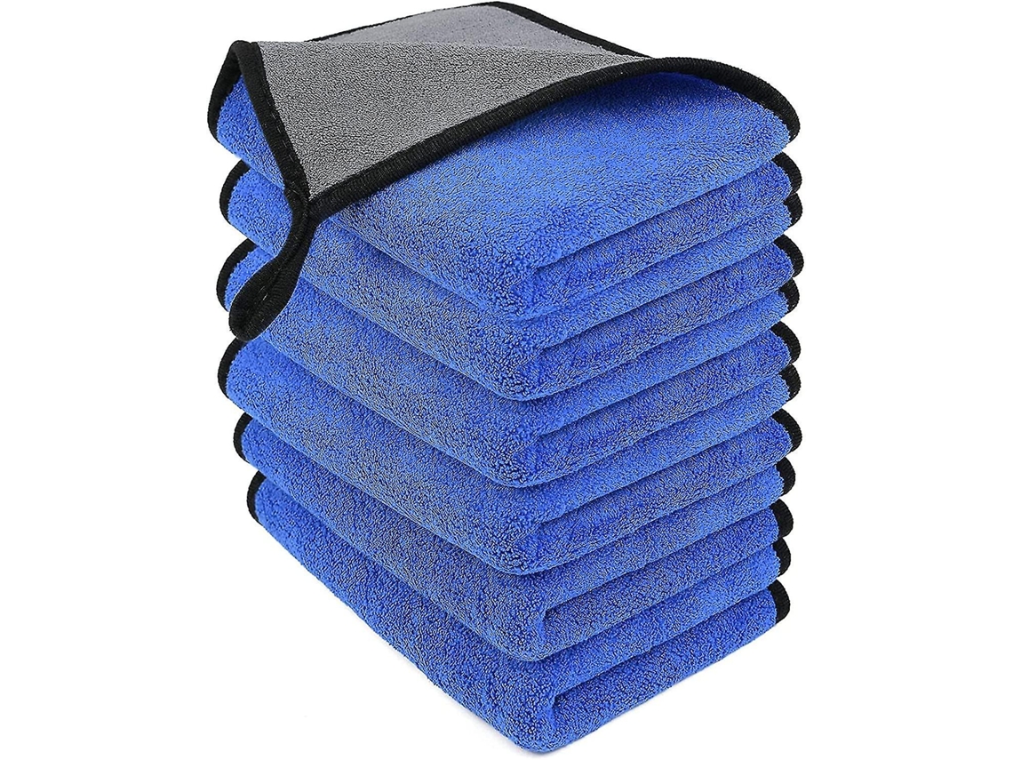 Toallas De Microfibra Para Coche, Cocina Y Hogar. Ultrasuaves, De Secado Rápido, 500 G/m², Gran Capacidad De Limpieza. Grosor De 9 Mm, Reutilizables Y