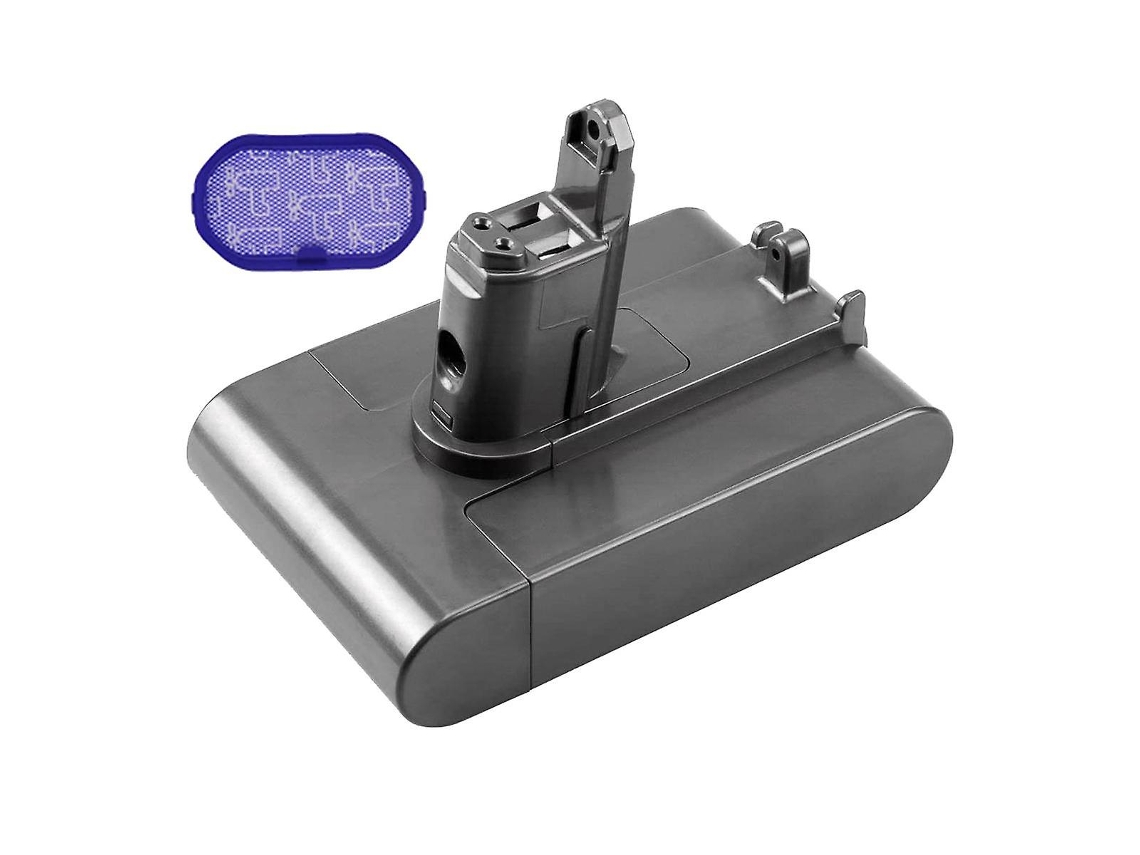 Acessórios de Aspirador Adaptador de batería de vacío de iones de 22,2 V DC34 de repuesto + filtro para mascotas DC35 DC45 DC31 DC34 DC44 DC31/DC35