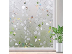 Omni-pelicula Para Ventanas Privacidad Opaca Autoadhesiva Proteccion Uv 96% Anti-ultravioleta Sin Pegamento Reutilizable 45x200cm