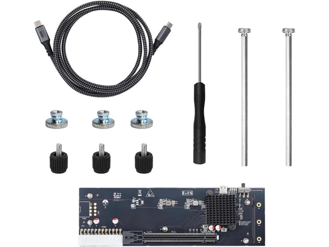 Estación De Acoplamiento Externa Usb Tipo-c Para Tarjetas Gráficas Invertidas, Transmisión De 40 Gbps.