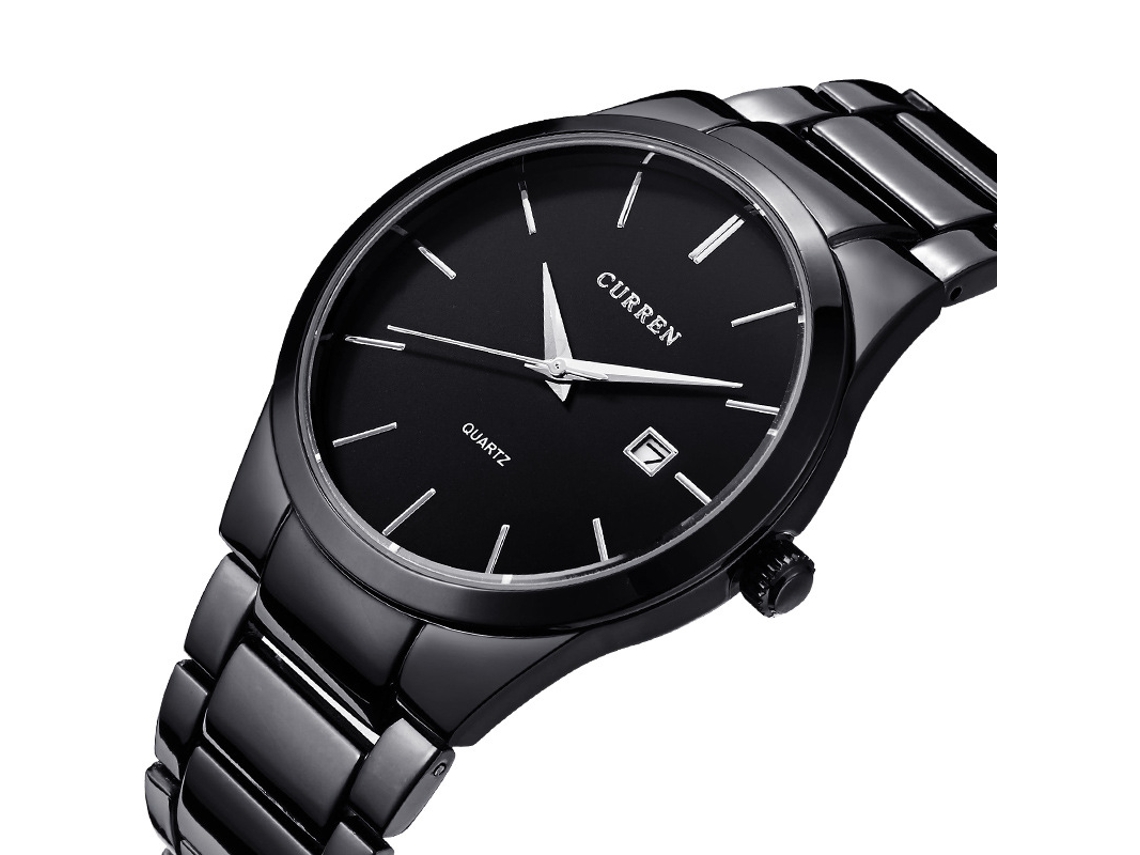 Elegante Reloj De Cuarzo, Movimiento Japonés, Reloj De Pulsera Para Hombre Con Correa De Acero Resistente Al Agua.