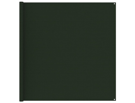 vidaXL Alfombra para tienda de campaña verde oscuro 200x400 cm