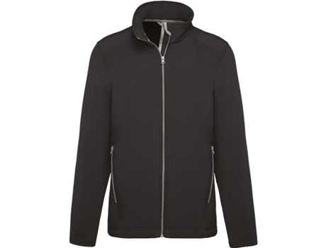 Chaqueta para Hombre KARIBAN Softshell 2 Camadas Gris para Fitness (S)