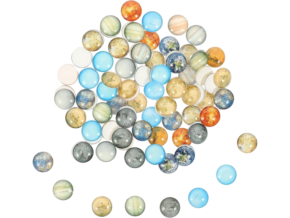 100 lámparas redondas de cristal, ideales para manualidades, joyería y accesorios creativos. SFUSHOS