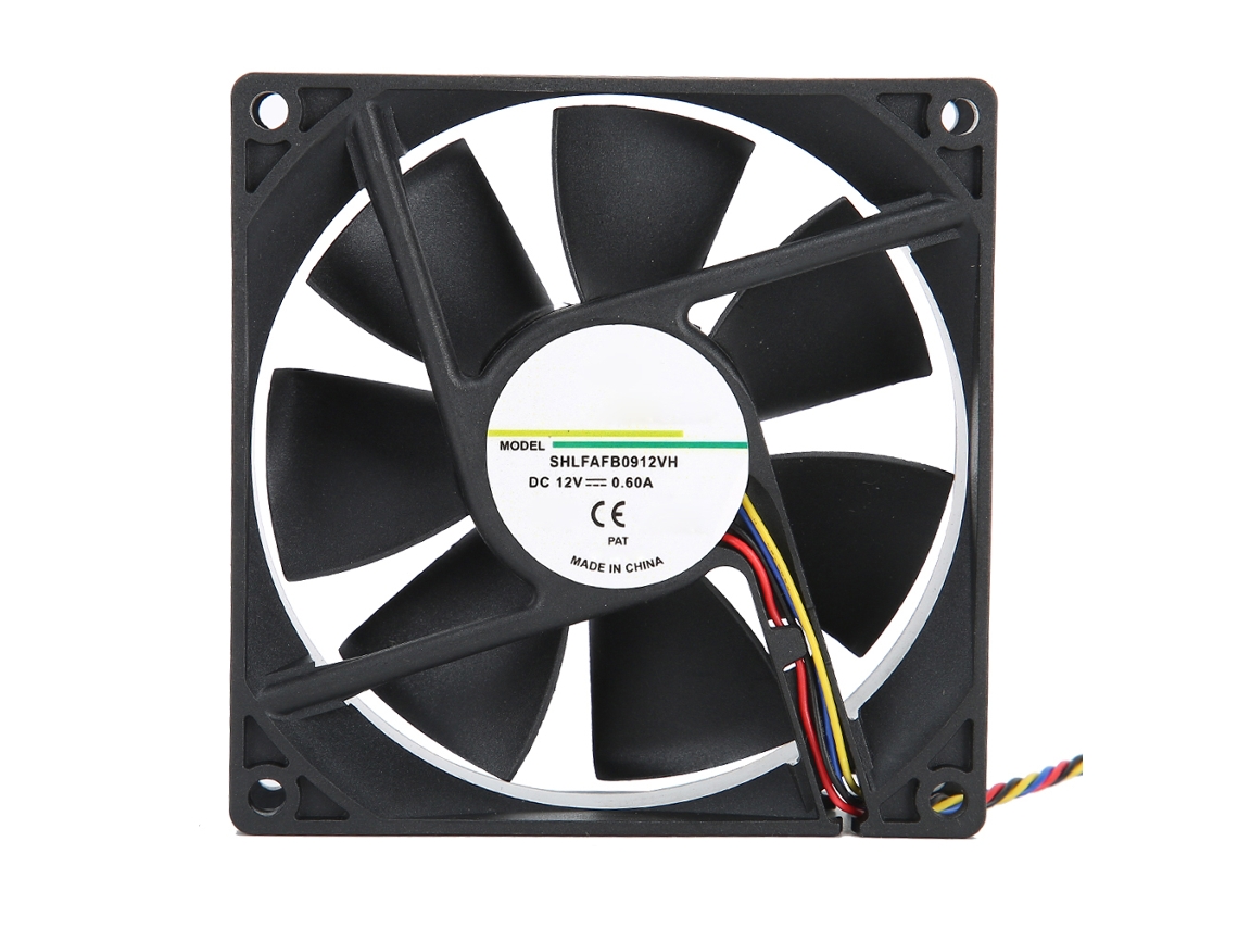 Refrigerador De Chasis 12v 0.60a 9cm Pwm Cable De 4 Hilos Medida De Velocidad Control De Temperatura Ventilador 4200rpm