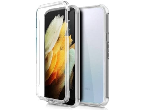 Funda para Samsung Galaxy S21 Ultra COOL Silicona 3D Transparente