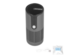 Purificador De Aire Portátil Con Iones Negativos, 10 Millones De Iones, 3 Velocidades, Usb, Para Coche Y Hogar, Negro.