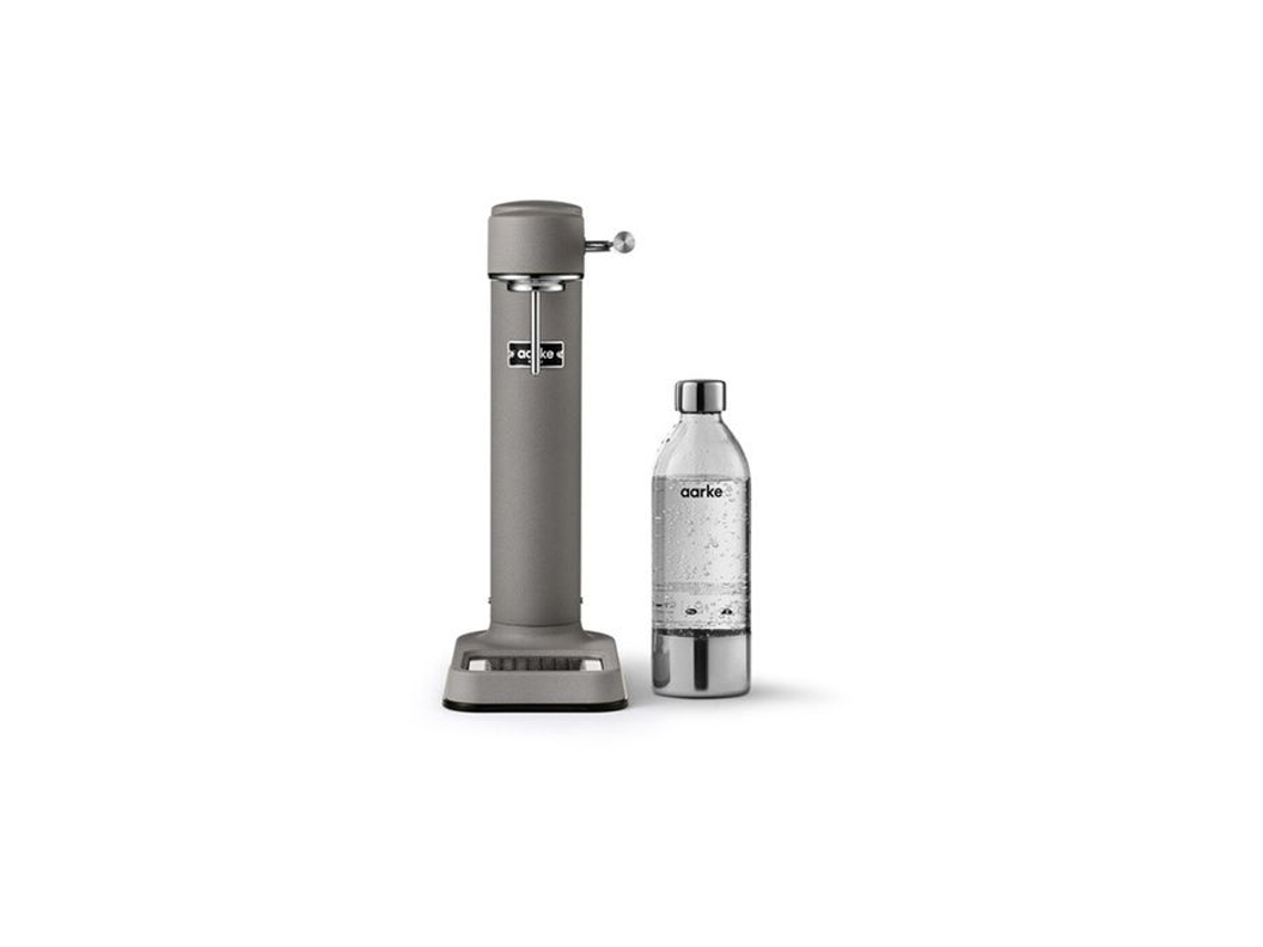 Carbonatador 3 Máquina de refrescos y agua con gas gris mate AARKE
