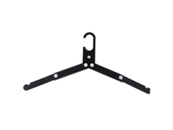 RNEMITERY Percha de Viaje Plegable en Aleación de Aluminio Fuerte y Ligera Negra para Hogar