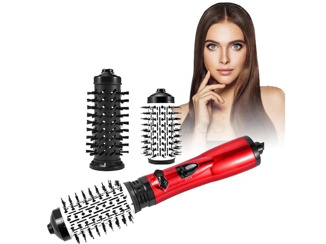 Secador de pelo giratorio y de peinado 3 en 1, set de rizador eléctrico TAISHENGDA