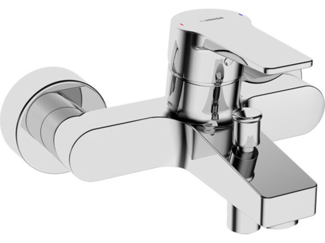 Mezclador de baño y ducha HANSA HANSAtwist, con dispositivo de seguridad, proyección: 162 mm, 0974218, Color: cromado