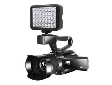 Cámara de Video SLOWMOOSE Zoom Digital Wi-Fi Grabador de Pantalla de Toque Ultra HD (Luz de Preenchimento Rx100 / Tarjeta SD de 16GB)