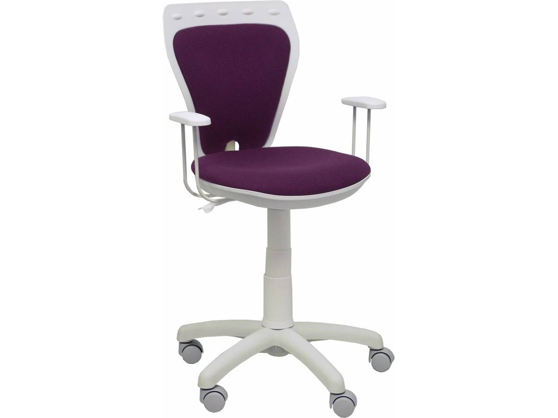 Silla Operativa PYC Salinas  Roxo (Brazos Ajustables - Tela)