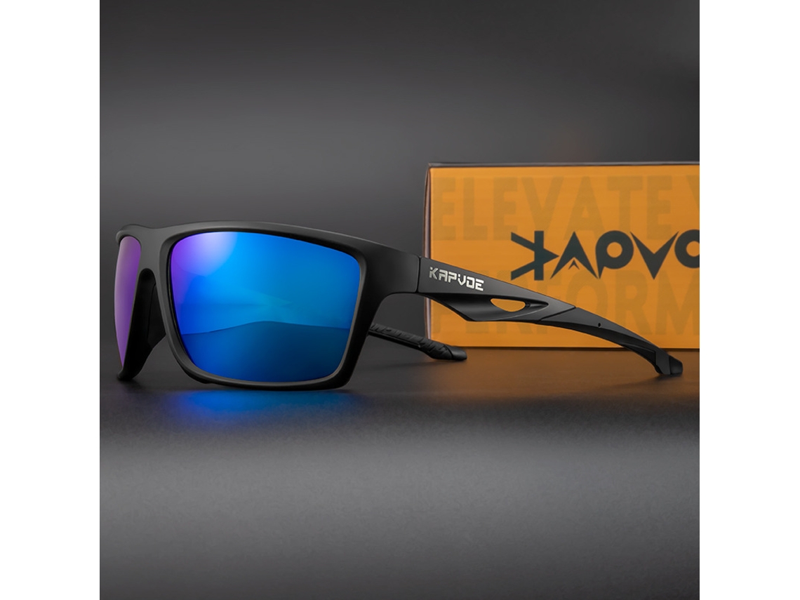 Gafas De Sol Polarizadas Para Ciclismo Deportivo, Gafas De Sol De Exterior Con Montura Cuadrada Resistentes Al Viento Para Hombre Y Mujer.
