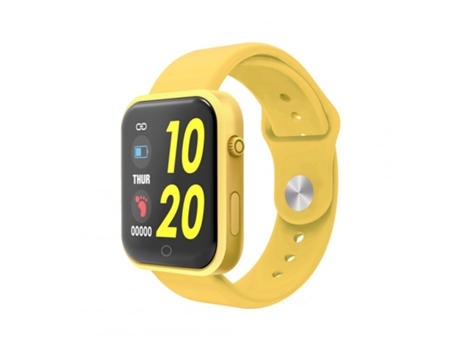 Smartwatch D20L Información Recordatorio de llamada Presión arterial Monitoreo de oxígeno en sangre Amarillo