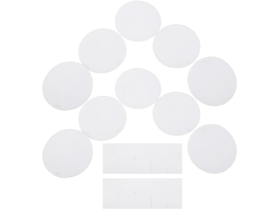 Juego 12 Protectores Lavables Nailon Cremalleras Botones 10 Piezas 6 2 8 3 5 Protección Arañazos Lavadoras