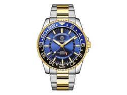 Reloj de cuarzo multifuncional Ochstin 5019b con correa de acero inoxidable resistente al agua Hengrongshen