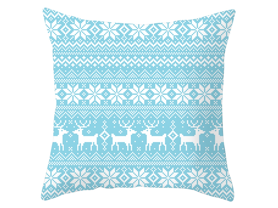 Serie Navideña Nieve Funda de Almohada