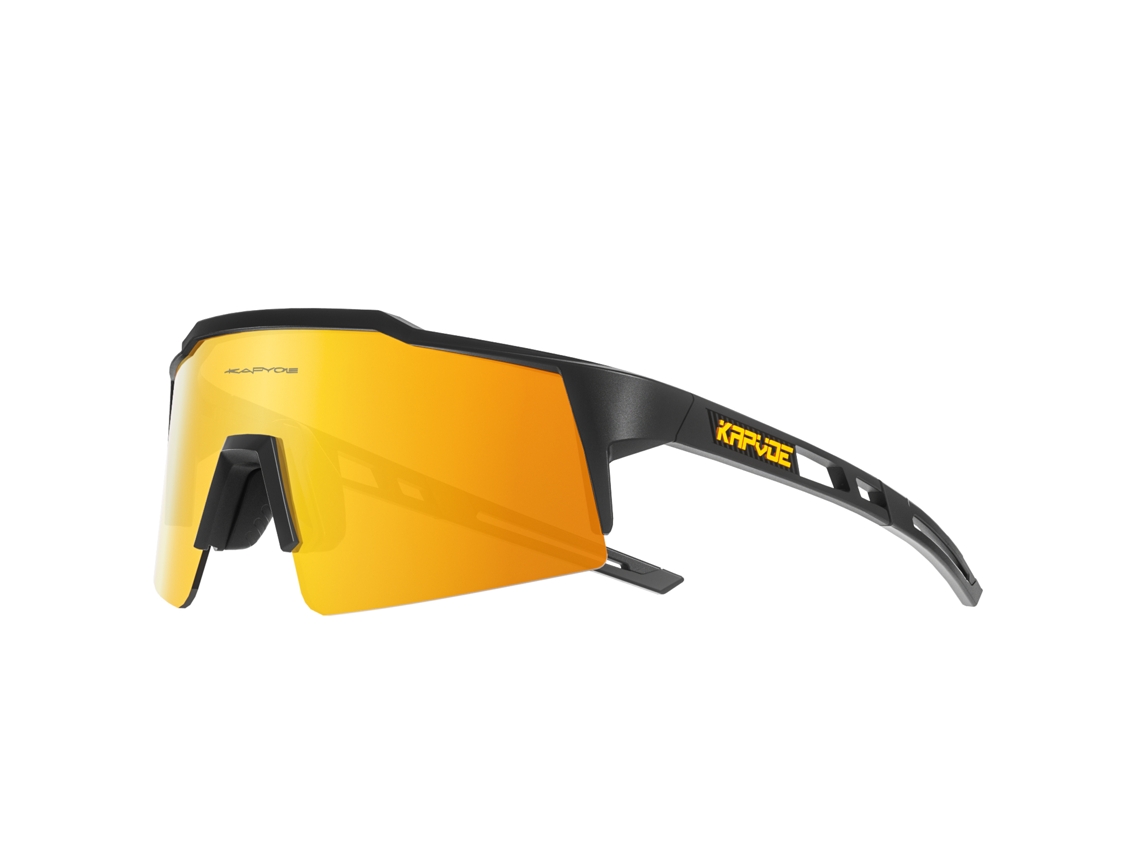Gafas de ciclismo con lentes de polímero negro y protección UV400, montura TR 90 MDUG (estilo 14)