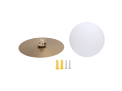 2026-lámpara De Pared Moderna De Globos Para Salón Dormitorio Pasillo Cristal Blanco Leche Dorado Sin Bombilla G9