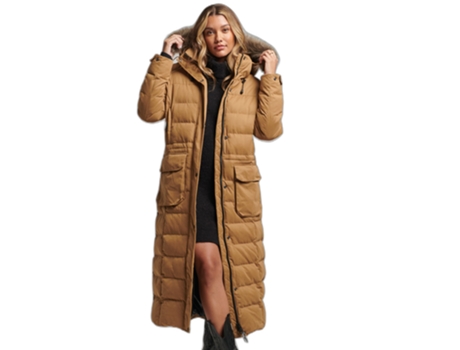 Abrigo para Mujer SUPERDRY (L - Poliéster - Multicolor)