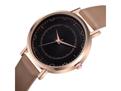 Reloj De Pulsera Zhoulianfa Para Mujer Con Esfera Jaspeada, Caja Plateada, Correa De Pu Y Movimiento De Cuarzo (gris).