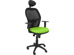 Silla de Escritorio Operativa PYC Jorquera C Verde N (Brazos Ajustables - Malla)
