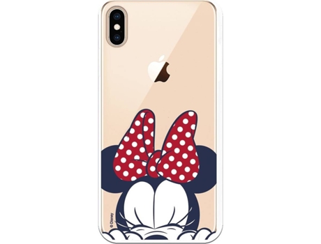Funda Apple iPhone XS LA CASA DE LAS CARCASAS Minnie (Transparente)