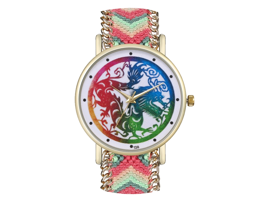 Reloj De Pulsera De Cuarzo Para Mujer Con Elegante Y Duradera Esfera Redonda (tipo 8)