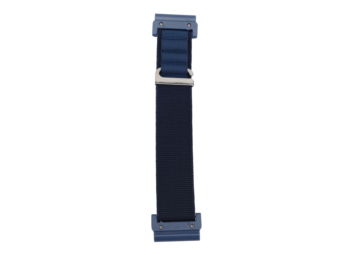 Correa de nailon de 22 mm para reloj Fenix 5, 6, 7, Forerunner 965, 955, Epix Pro, azul oscuro