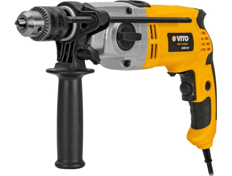 Taladro VITO Percutor 1050W Con Función Martillo Portabrocas De 13 mm (370 x 85 x 260 mm)